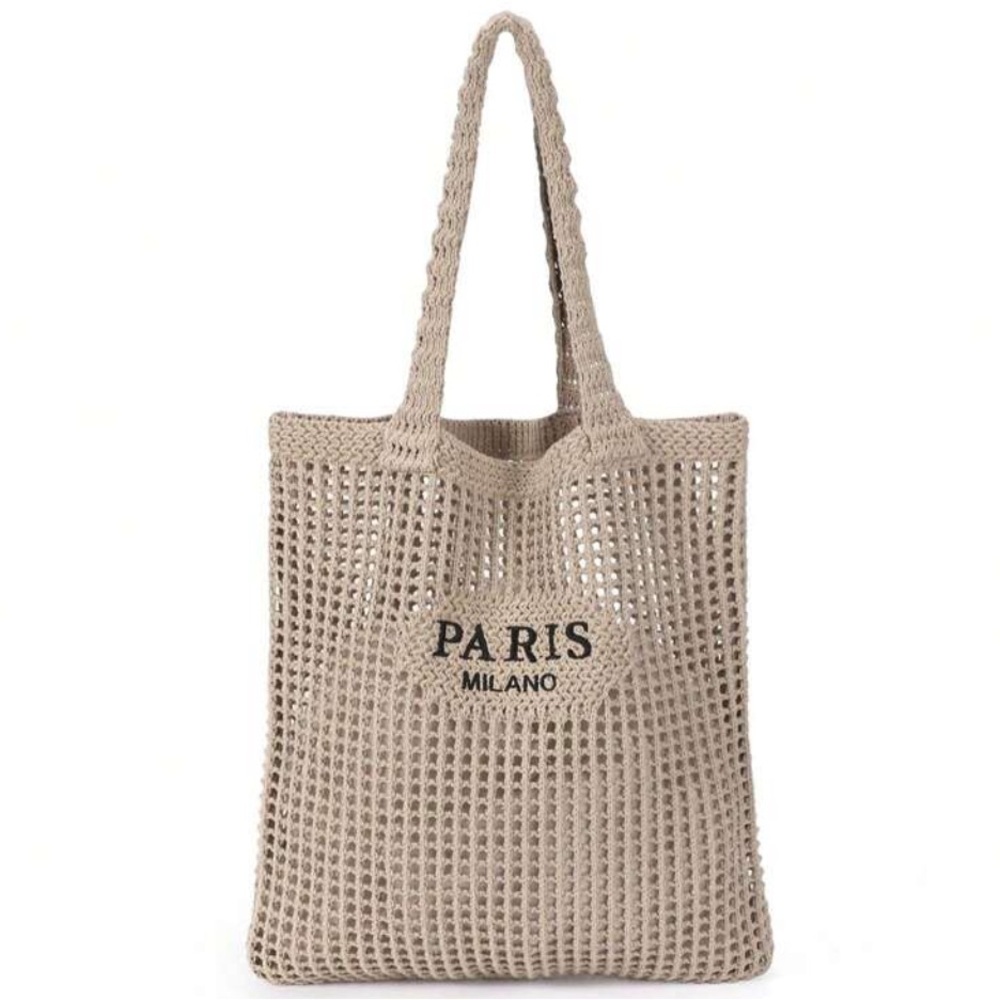 Knitted bag. Very chic & elegant. Great for everyday use.